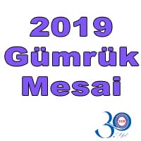 2019 Yl Fazla Mesai cretleri ( Muratbey ve Erenky Gmrk Mdrlkleri)