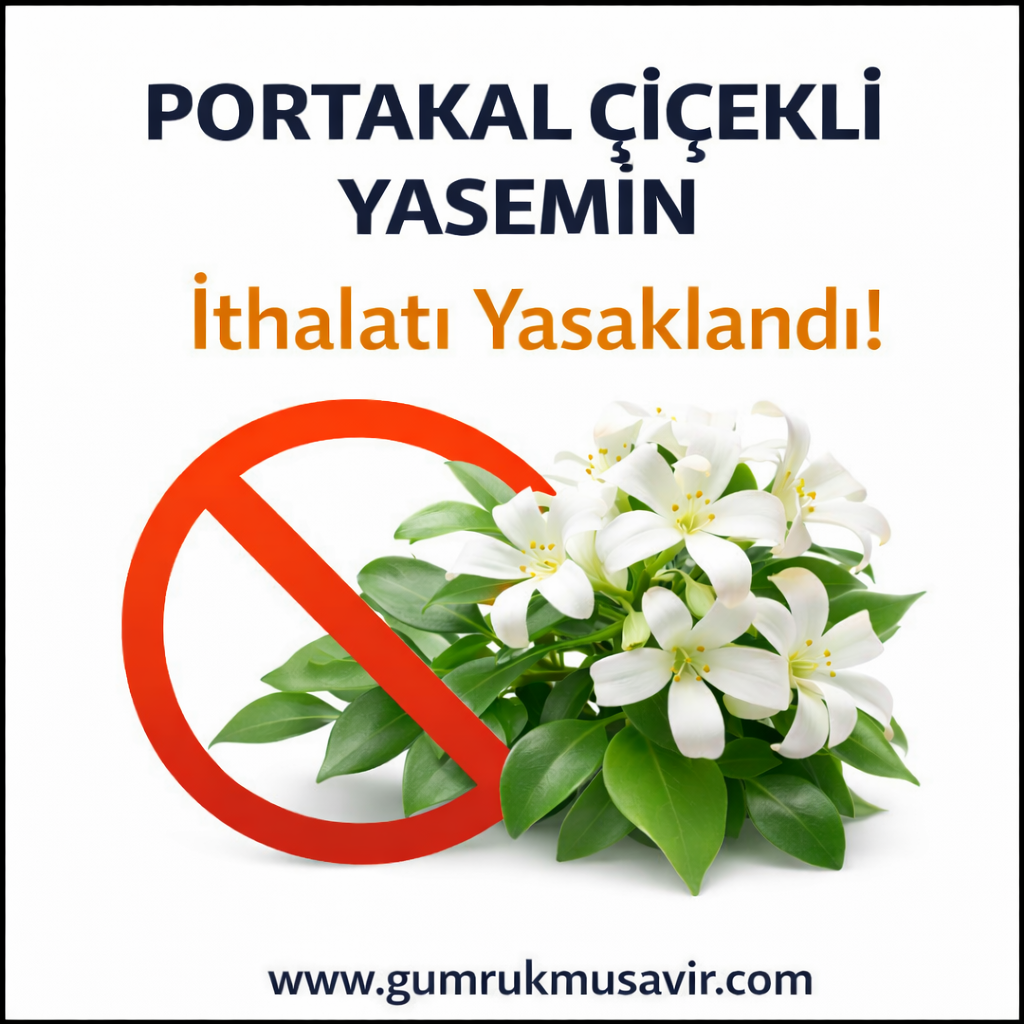 T�RK�YE�DEN KR�T�K TARIM KARARI: PORTAKAL ���EKL� YASEM�N �THALATI YASAKLANDI